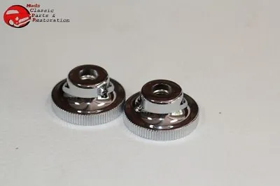 28-32 Ford Model A Closed Car Windshield Swing Arm Chrome Slide Knobs Pair New • $20.60