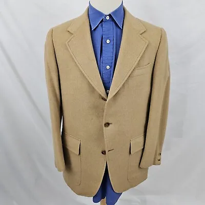 $29.99 • Buy H Freeman & Sons Men's Vintage Camel Hair Sport Coat 3-Button Beige 38R