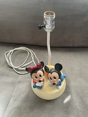 Vintage Baby Mickey & Minnie Mouse Lamp - Walt Disney *Read Description*￼ • $10