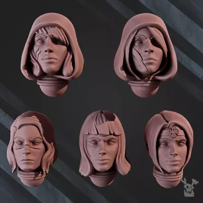 War Sisters Head Bits  Great Martyrs  • $4.99