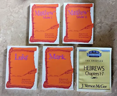 J. Vernon McGee Book Lot + Bonus Book FAST SHIPPING • $15.99