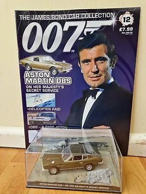 £21.99 • Buy 1/43 James Bond 007 Car Collection - Aston Martin Dbs Ohmss + Mag #12