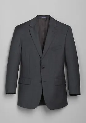 Jos. A. Bank Mens Suit Jacket Size 46 X-Long NWT Gray Unfinished Cuffs Wool 46XL • $46.49