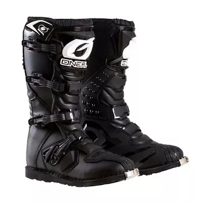 O'NEAL ADULT RIDER MOTORCROSS BOOTS SIZE 12 BLACK New Inbox • $79.99