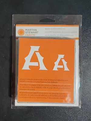 Martha Stewart Spooky Alphabet Stencil Set Crafts 48 Paper Stencils Halloween • $8.55