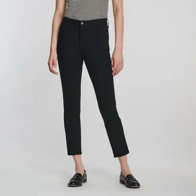 J Brand Jeans Womens Ruby High Rise Cropped Straight Leg Black Jeans  NWT $188 • $99