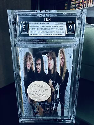 IGS 9/9 METALLICA - GARAGE DAYS | CASSETTE 9 60757-4 W/HYPE FIRST PRINT! • $2500