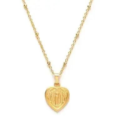 Miraculous Mary Medallion Pendant Necklace • $29