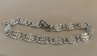 Vintage Sarah Coventry Silver Bracelet 7 Inch • $5.99