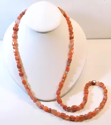 Jay King DTR Mine Finds Carnelian Nugget Bead 36  Necklace • $19.97