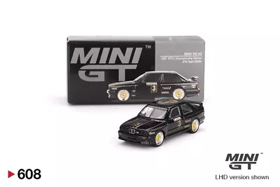 Mini GT 1:64 BMW M3 #3 JPS Team BMW 1987 ATCC Championship Winner Car #608 • $20.89