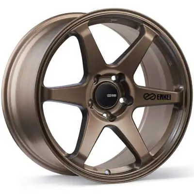 Enkei T6R 17x8 40mm Offset 5x114.3 Bolt Pattern 72.6 Bore Matte Bronze Wheel • $233