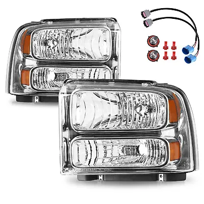 For 1999-2004 Ford F250 F350 Ford Super Duty Excursion Conversion Headlights • $66.99