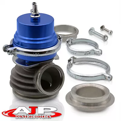 50mm Wastegate V-Band Turbo Charger External Mount + Internal Spring Blue Jdm • $37.99