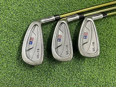 U.S. Kids Golf UL-18 Junior Iron Set 6 8 PW Right Handed Graphite 57-39 USKG • $49.99