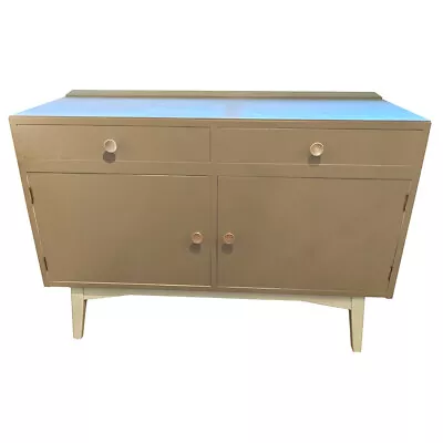 Mid-Century 2 Tone Sideboard 1950s/1960s (Grey/Pale Blue) • £200