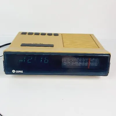 Vintage Retro Copal Rd 516 Clock Alarm Am/Fm Radio  • $99