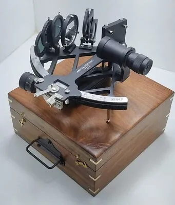 Nautical 9  Marine Instruments Black  Tamaya Sextant  1712 Working With Box Gift • $168.15