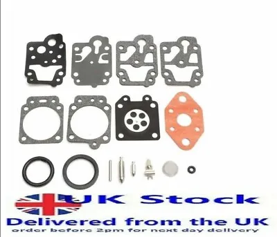 Fichiouy 52cc 2-Stroke Single Cylinder Snow Sweeper Carburetor Kit Gasket Set • £9.49