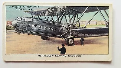 Lambert And Butler Cigarette Cards Empire Air Routes 1936 • £1
