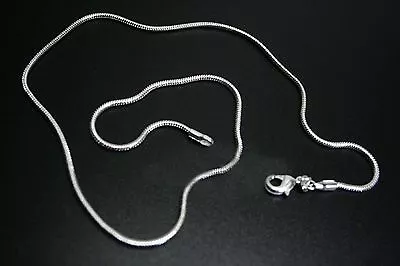 Snake Chain Necklace 16-30  925 Sterling Stamped Gold Gunmetal Plated 1 Or2MM • $3.79