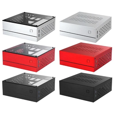 $108.73 • Buy ITX Mini Computer Chassis Box For  Auminum/ Glass Briefcase For Desktop PC F