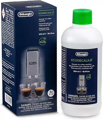 DeLonghi Descaler EcoDecalk Cleaner Espresso Coffee Machine In 500ml Liquid • $39.11