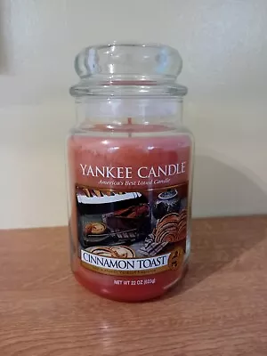 Yankee Candle Cinnamon Toast Large Jar • £15