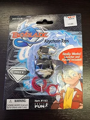 Beyblade Keychain Tops 1193 DRIGER Basic Fun FACTORY SEALED 2002. • $30