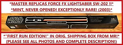 Darth Vader Force FX Lightsaber 2003  Master Replicas Star Wars NIB! SW – 202! • $335