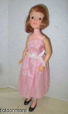 VINTAGE UNEEDA BETSY McCALL FASHION MODEL DOLL REDHEAD SLEEPY EYE PINK DRESS 11  • $9.99