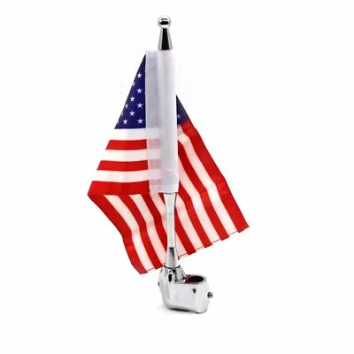 Motorcycle USA Flag Pole Luggage Rack Mount For Honda Goldwing GL1800 2001-2011 • $17.99