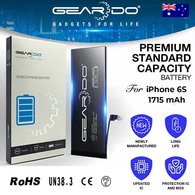 PREMIUM Geardo Battery For IPhone 6S Replacement 1715mAh OEM Certify  • $20