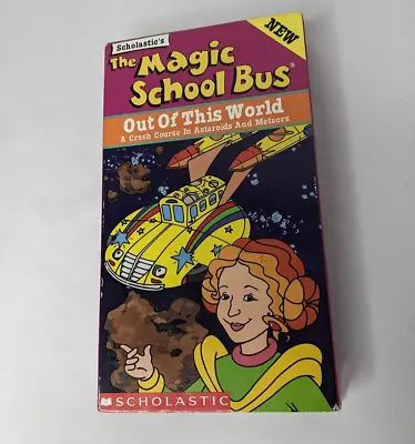 The Magic School Bus Out Of This World VHS Scholastic Video Vintage • $3.50