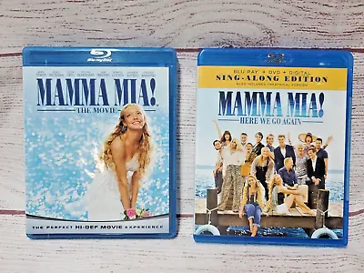 Mamma Mia! 1 & 2: Here We Go Again 2 X Blu Ray  No Digital • $12.95