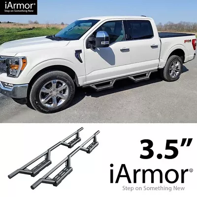 APS Stainless Steel Drop Steps For 15-24 Ford F150 SuperCrew Cab & 17-24 F250 • $245