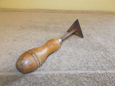 Vintage Wood Handle Scraper Tool Triangle Boat Yacht Wood Working • $31.25