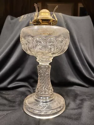 £58.31 • Buy Antique EAPG Glass Oil Lamp Third King Comet 9” Tall Ca 1898 King Glass