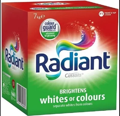 Radiant Washing Powder Laundry Detergent For Whites Or Colours 7kg • $43