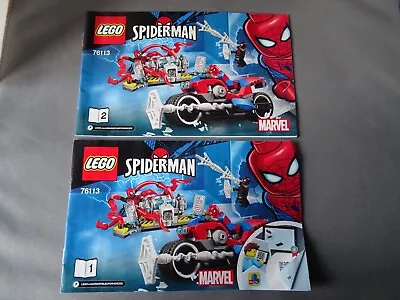 £2.99 • Buy Lego Star Wars Instructions (only)  Spiderman No 76113 Book 1 And 2