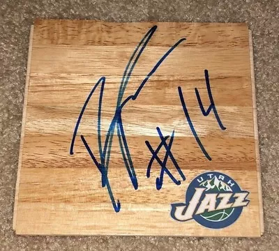 Derrick Favors Signed 6x6 Parquet Floorboard Floor Utah Jazz Basketball • $22.49