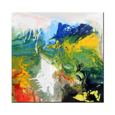 MODERN ABSTRACT Flow Colorful Oil Painting Printed On Canvas Home Art Wall Decor • $8.70