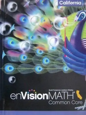 EnVision Math Common Core Grade 5 California - Hardcover - GOOD • $5.59