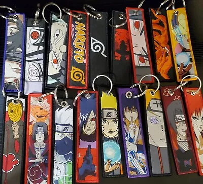 Naruto Anime Keychains -Double Sided Embroidered- Brand New - Many Styles • $3.99