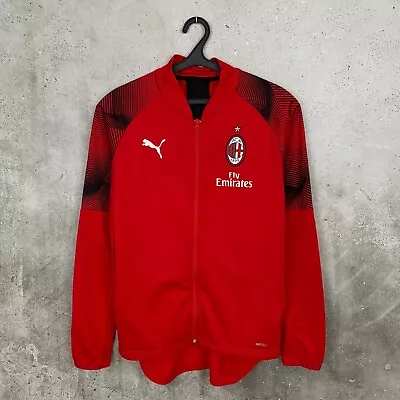 Ac Milan 2018 2019 Training Football Jacket Puma Track Top Jersey Size S • £47.99