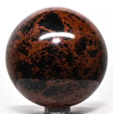 2.4  Mahogany Obsidian Volcanic Glass Sphere Polished Crystal Mineral - Mexico • $27.16
