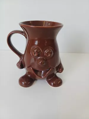 Cadbury Chuckles Coffee Bean Mug Chocolate Man Cup Drinking Novelty Retro • £6.95