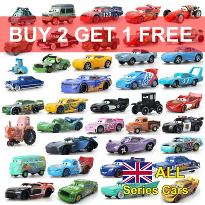 £7.79 • Buy Disney Pixar Cars McQueen Full Range 1:55 Diecast Model Car Toy Gift For Boy UK