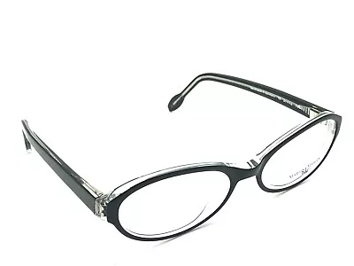 Martin & Martin ANNA Black Clear Oval Eyeglasses Frames 52-16 Germany NEW • $39.99