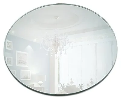 Round Mirror Plate Set Of 12 Round Mirror Trays 8 Inch Diameter 1.5 Mm Thick Rou • $37.27